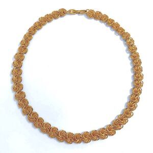 Vintage Napier Gold Chain Knot Necklace